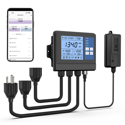 좋은 가격 GZAIR WIFI 온실 기후 제어기 CO2 센서 240VAC 온라인으로