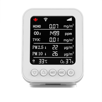 좋은 가격 OEM 85dB 실시간 IAQ 스마트 공기 질 모니터 탐지기 데이터 로거 온라인으로