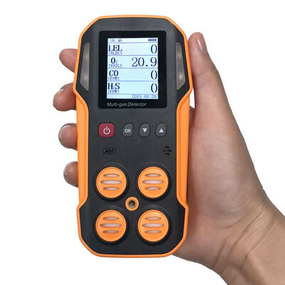 좋은 가격 산업용 휴대용 멀티가스 탐지기: 적외선 / 촉매 센서, 스마트 알람 및 안전 인증을 통해 높은 정확성 온라인으로