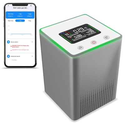 Good price 2.4GHz Wi-Fi 스마트 라돈 탐지 센서 홈 앱 경고 온라인으로