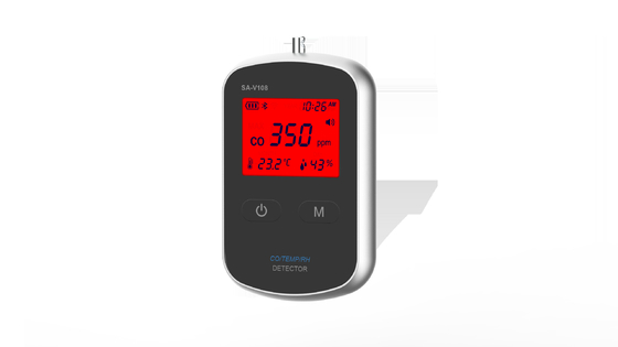 즉시 무선 휴대용 일산화탄소 경보 휴대용 CO 탐지 110g