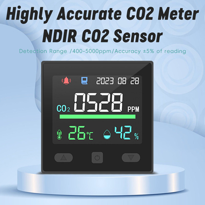 좋은 가격 벽에 장착된 스마트 CO2 모니터 공기 품질 NDIR IAQ 센서 86mm 온라인으로