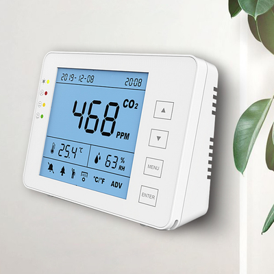 좋은 가격 HVAC NDIR 실내 CO2 Tvoc 공기 질 모니터 미터 LCD 디스플레이 온라인으로