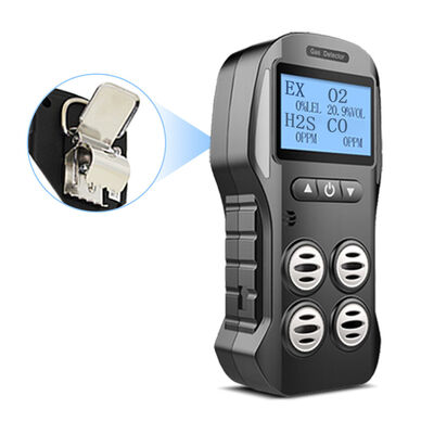 위험한 가스 모니터링을 위해 견고한 휴대용 4 가스 릴 멀티 가스 탐지기