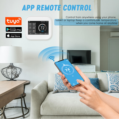 좋은 가격 스마트 온도계. WiFi 7일 프로그램, 효율적인 온도 조절 선택 온라인으로