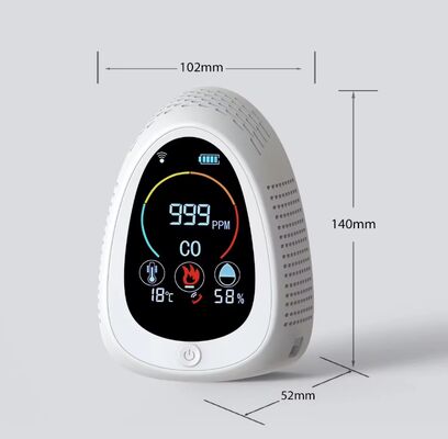 좋은 가격 GZAIR Smart CO Detector with Remote Monitoring - Tuya APP Sync, 0-1000PPM CO Range 온라인으로
