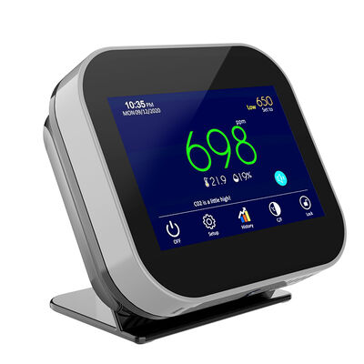 좋은 가격 NDIR 센서 조절 가능한 CO2 모니터 - 사무실/교실용 맞춤형 실내 미터 온라인으로