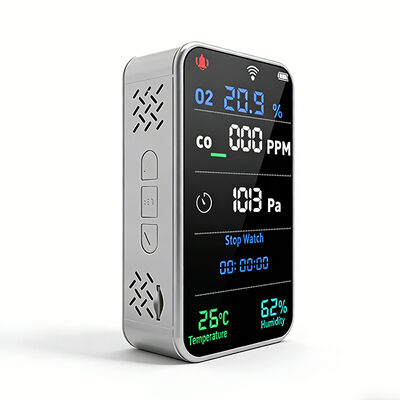 좋은 가격 산업용 7-in-1 가스 감지기 무선 O2 및 CO 모니터 3000mAh 배터리 클라우드 알림 Wi-Fi 앱 SD 로깅 ATEX 방폭 온라인으로