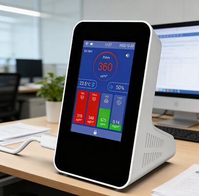 좋은 가격 와이파이 블루투스 공기 질 모니터 1800 - 3.5인치 컬러 터치 스크린과 함께 7인1 멀티 가스 감지기 온라인으로